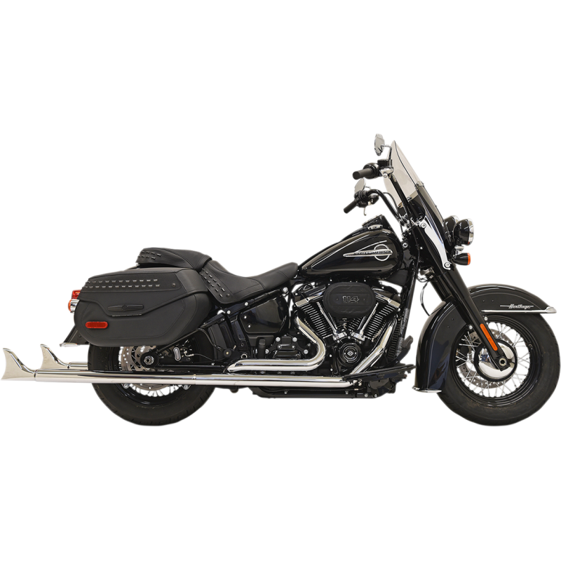 BASSANI XHAUST 18-UP SOFTAIL EXHAUST FISH/T 36" N/B 1S86E-36