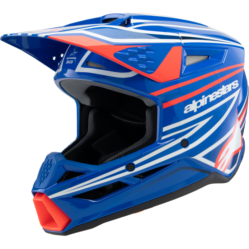 ALPINESTARS HELMETSM3 YTH WURX B/Y/BL/R L ECE06 8302125-7312-YL