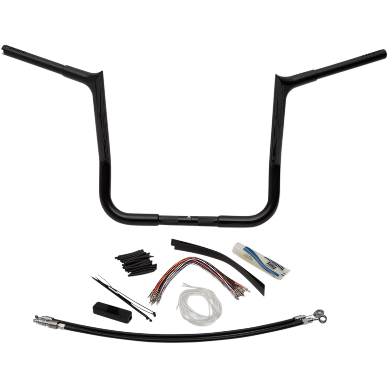 FAT BAGGERS INC HANDLEBAR 14" BL PT FLH 909114-B