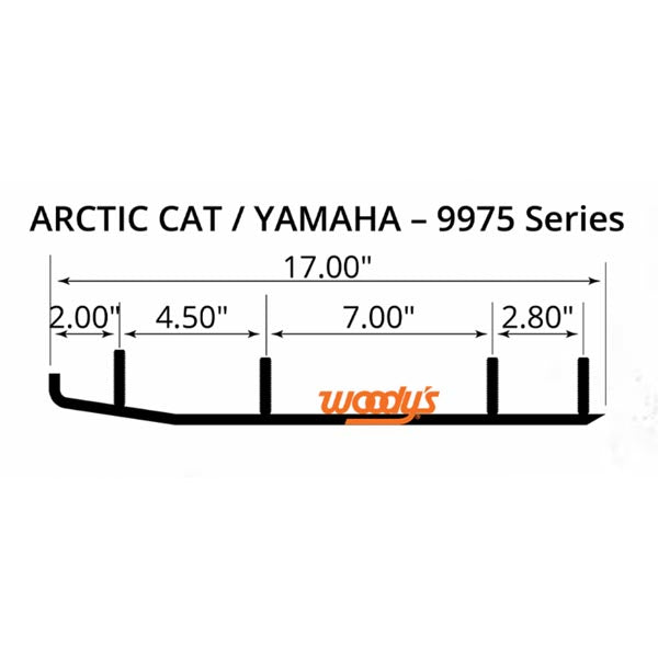 WOODYS MOUNTAIN ACE HARDWELD RUNNER ARCTIC CAT AAH-9975