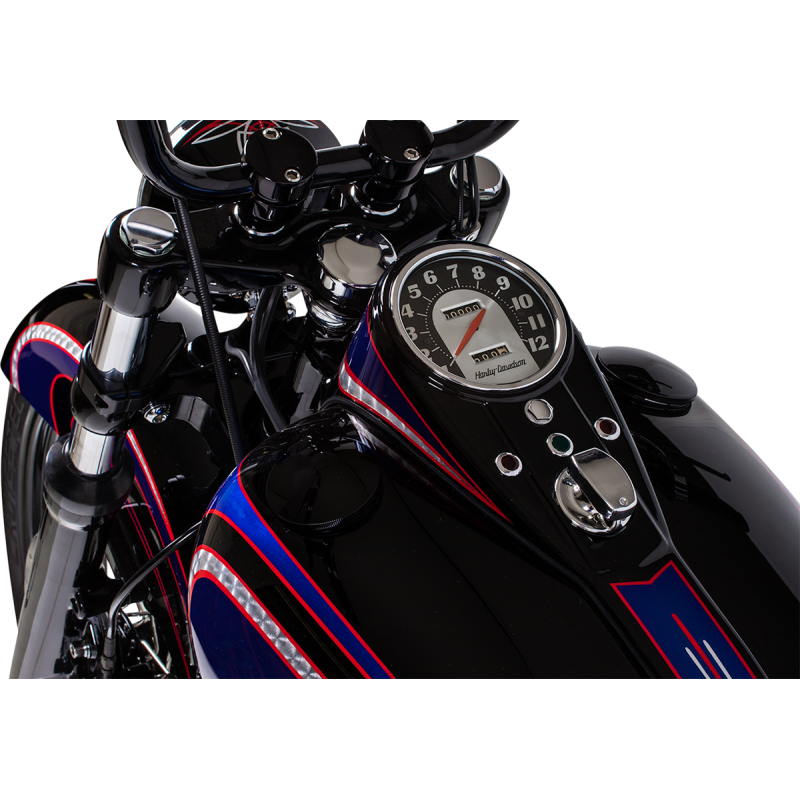 DRAG SPECIALTIES L96-19 N/VENTED LEFT GAS CAP W/P/PROTECT 0703-0200