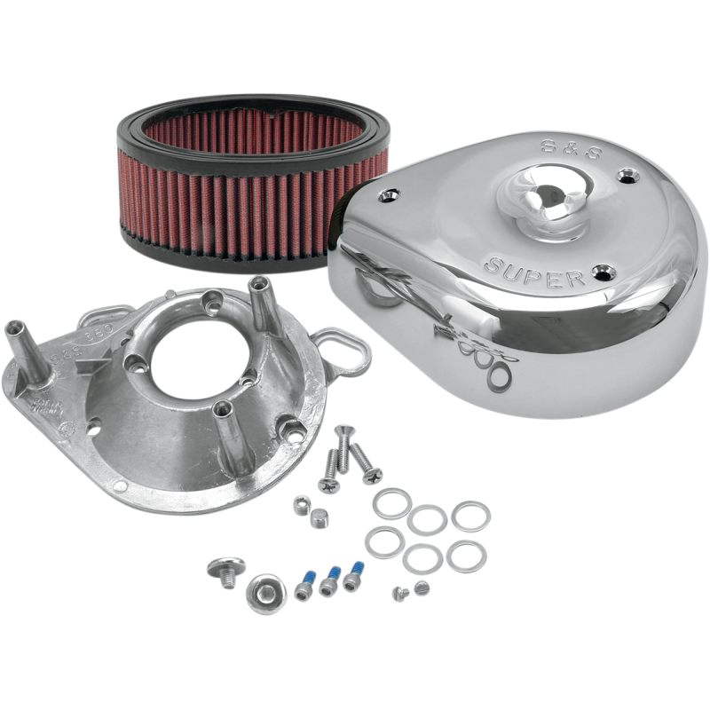 S&S CYCLE HD &SS CYL HEADS F/4" T/D A/C ASSEMBLY 17-0498