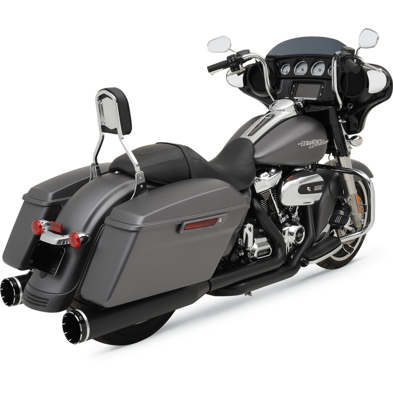 KHROME WERKS EXHAUST W/4.5" MUF 17-19 FLHT BLK 200810A