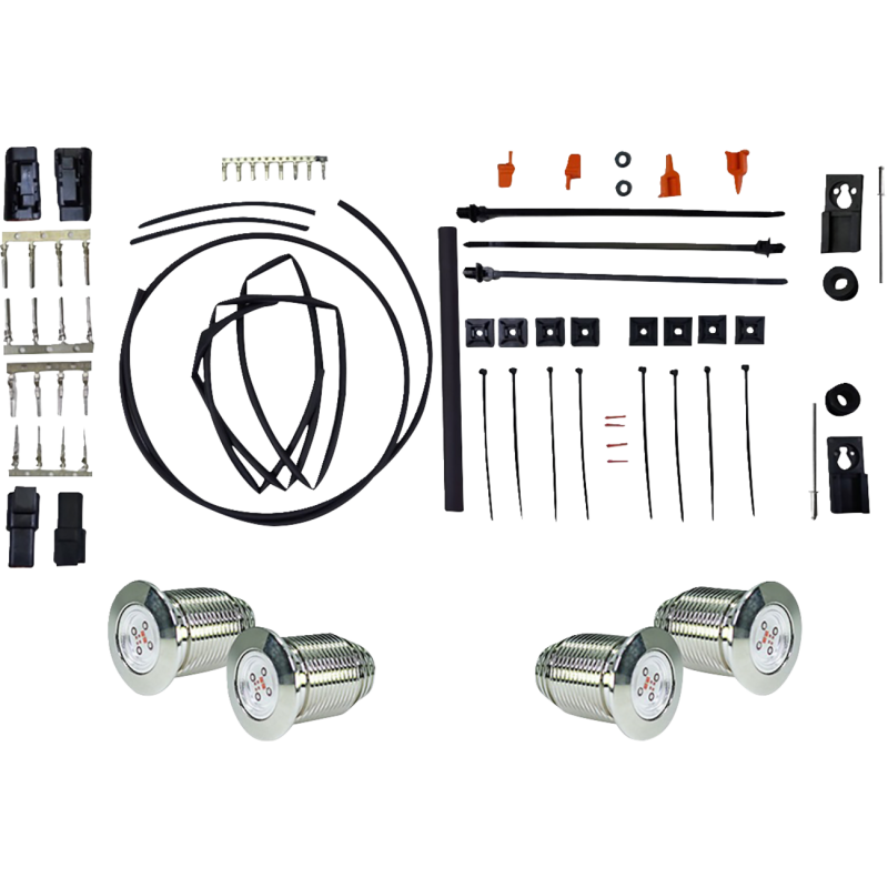 PAUL YAFFE BAGGER NATION THUNDER BOLTS KIT - RUN/BRAKE/TURN - BLACK PYO:BB-TB-C