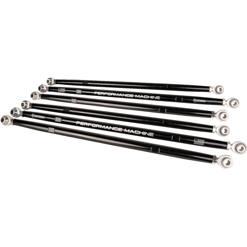 PERFORMANCE MACHINE RADIUS RODS X3 BLK CC 0222-2003-BM