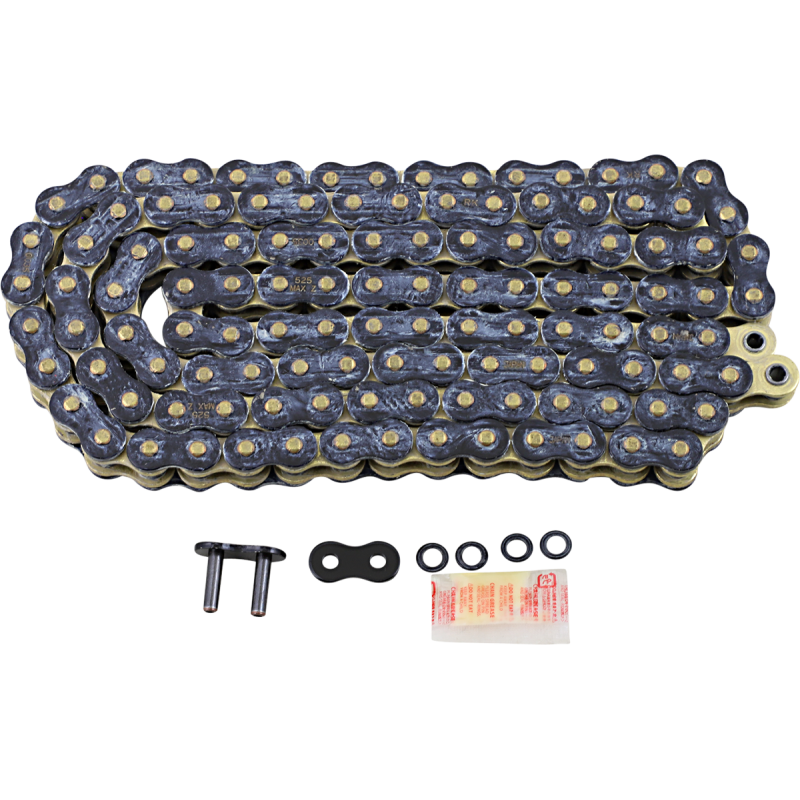 RK CHAIN 525MAXZ-120-BG BLACK/GOLD 525MAXZ-120-BG