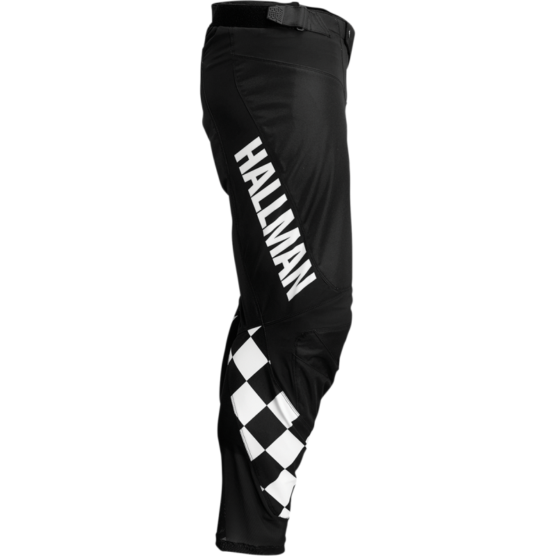 HALLMAN PANT DIFFER CHEQ BK/WH 38 2901-9521