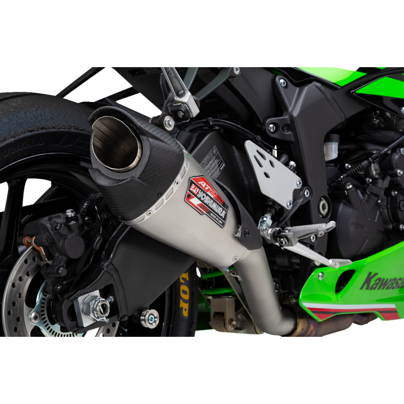YOSHIMURA 19-24 ZX-6R AT2 STREET 3/4 SYTEM SS/SS/CF WF 14642CP522