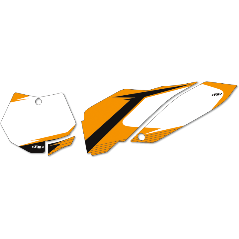 FACTORY EFFEX 07-10 SX/08-09 XC GRAPHIC # PLATE WHITE 12-64526