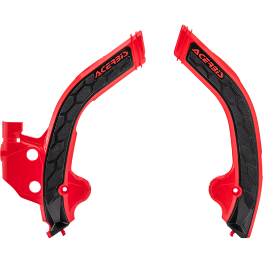 ACERBIS FRAME GUARDS- X-GRIP BETA RR 2T, 4T:20-22 RED/BLACK 2801941018
