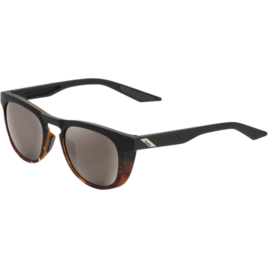 100% SUNGLASS SLENT BK/SIL 61035-404-01