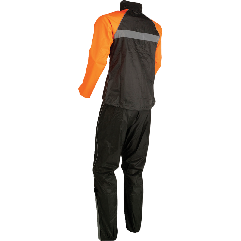Z1R RAINSUIT WOM BK/OR XS 2853-0033
