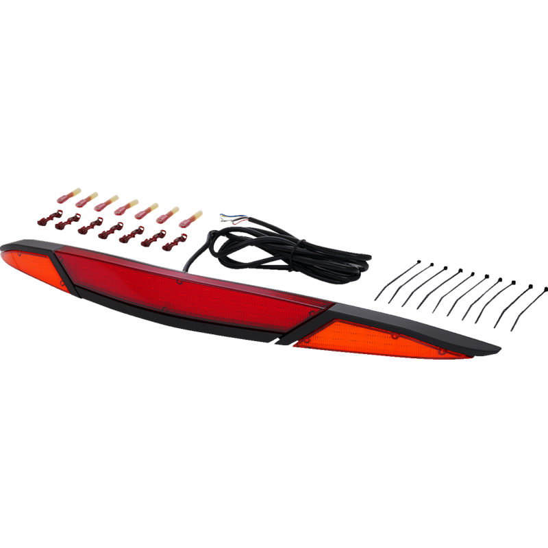 SHOW CHROME GT TRUNK LIGHT BLACK GL1800 52-970BK