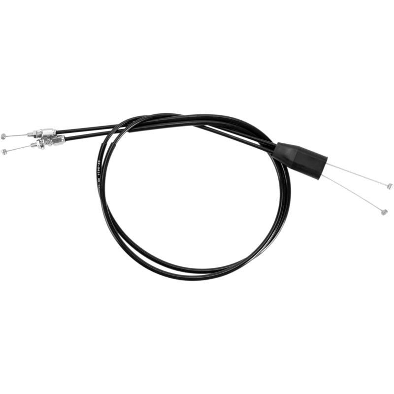 MOTION PRO THROTTLE CABLE PUSH-PULL BLACK VINYL SET 02-0414