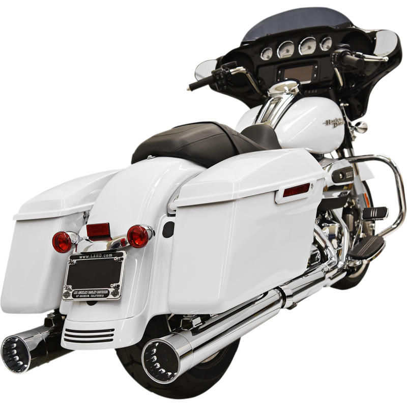 BASSANI XHAUST 17-UP FL MUFFLERS 4" STRGHT CAN  CHR/CHR TIPS 1F72DNT6