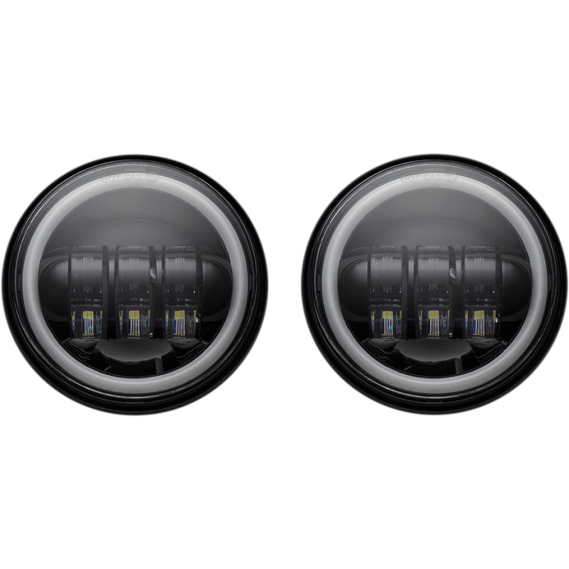 CUSTOM DYNAMICS LAMP PASSING 4.5"HALO BLK CD-45-B