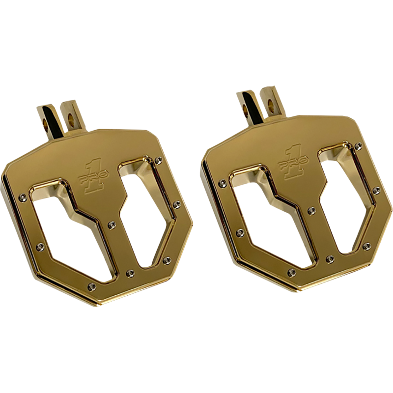 PRO-ONE PERF.MFG. BMX  MINI PEG, GOLD TITANIUM NITRIDE COATED, M8 SOFTAIL 500762TIN
