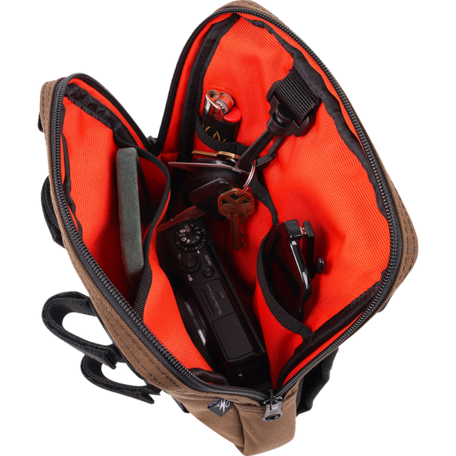 THRASHIN SUPPLY CO. BAG HANDLEBAR TSC SLIM BROWN THB-0032