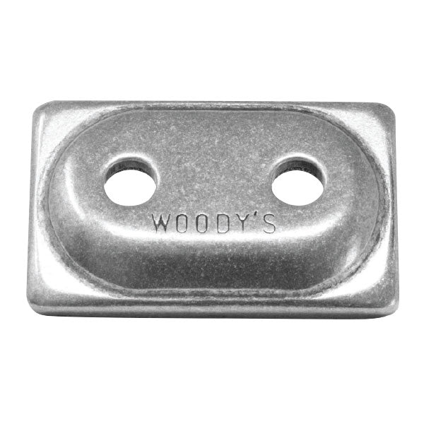 WOODY'S ANGLED DOUBLE DIGGER ALUMINUM PLATES 5/16" 48PK ADA2-3775-B