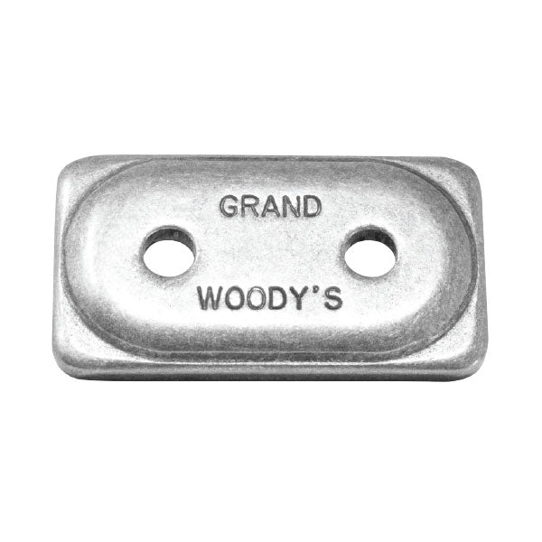 WOODY'S GRAND DIGGER DOUBLE BACKER SUPPORT PLATES 5/16" ALUMINUM 250/PKG ADG-3775-250