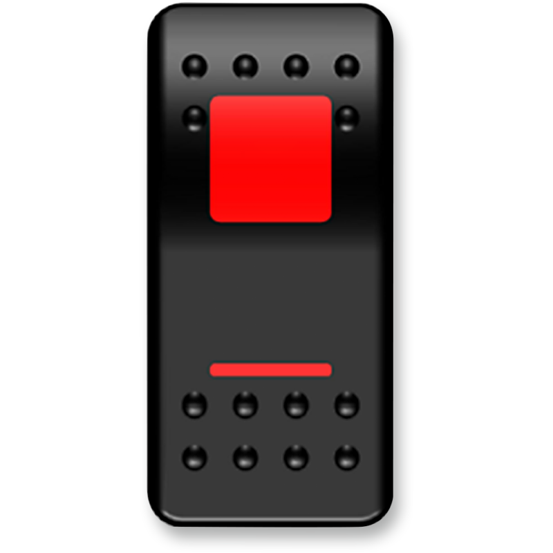 MOOSE UTILITY DIVISION MOOSE BRANDED SWITCH ROCKER ON/OFF RED GNR-PWR