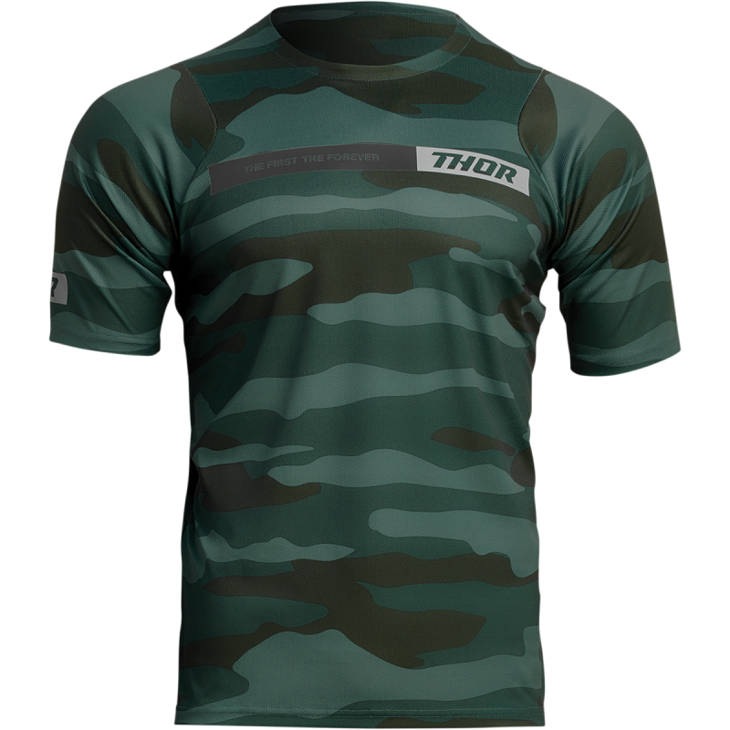 THOR JRSY ASIST SS CAMO GN XS 5020-0019