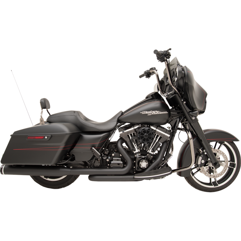 KHROME WERKS 2:2 DOMINATOR EXHAUST SYSTEM - BLACK W 4-1/2" MUFFLER 200830