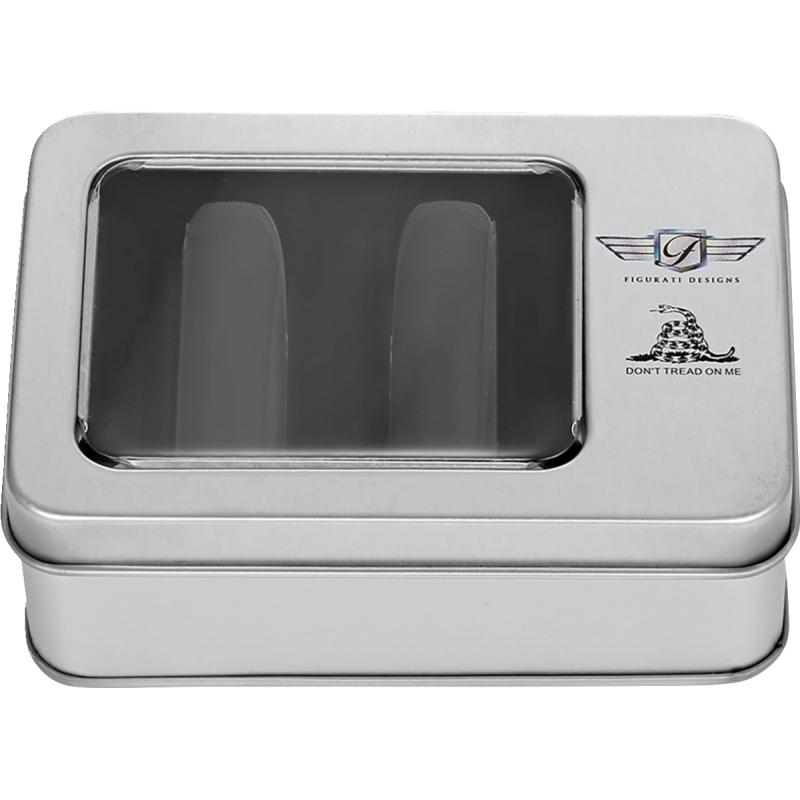FIGURATI DESIGNS ND DOCKING COVERS BLACK WITH DTOM 25.2X46.5MM FD40-DC-25.2/46.5-BLK