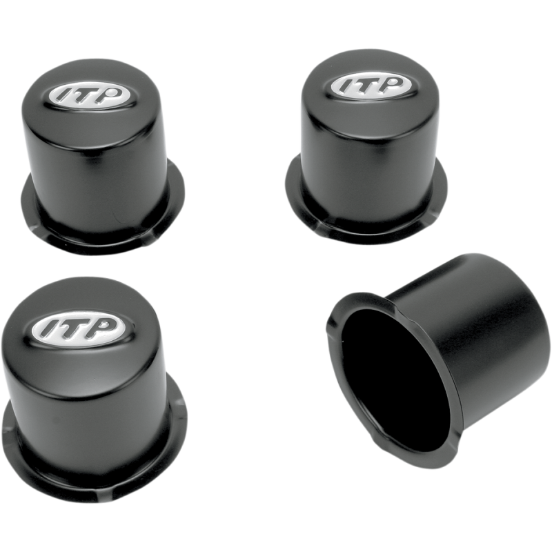ITP CENTER CAP DELTA SERIES BLACK (4) SM130BBX