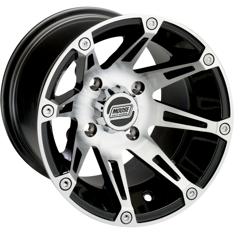 MOOSE UTILITY DIVISION TYPE 387X 14X7 4/156 4+3 MACHINED W/BLK 387MO147156BW4