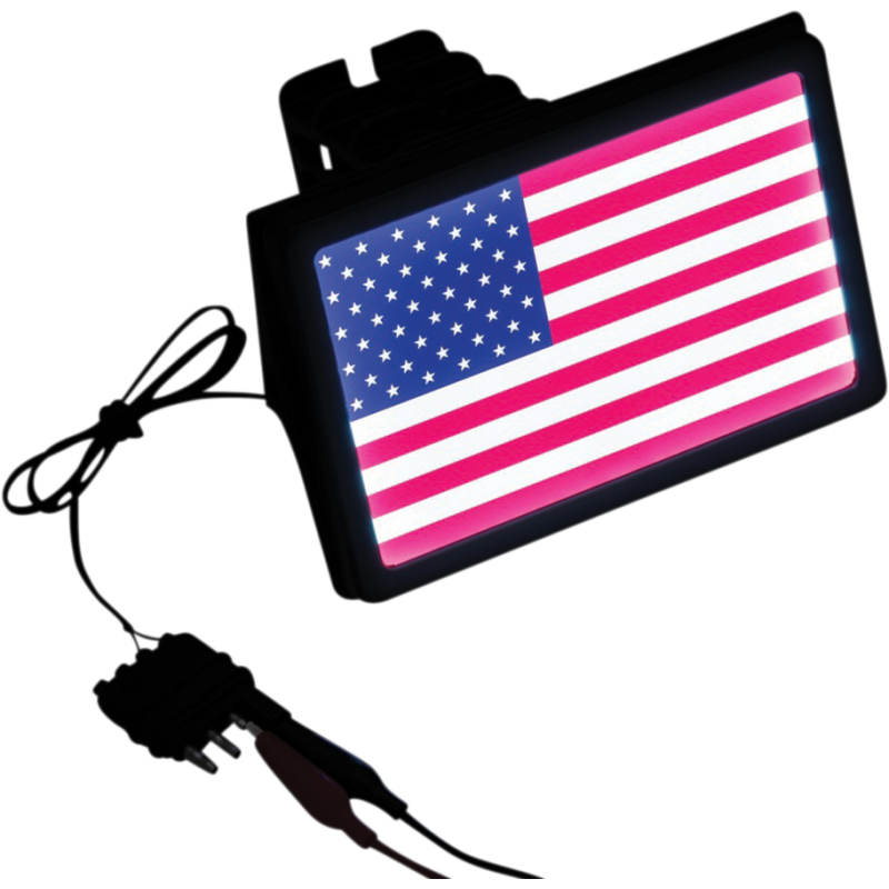 KURYAKYN COVER REC HITCH LED FLAG PN 2893 KUR2893