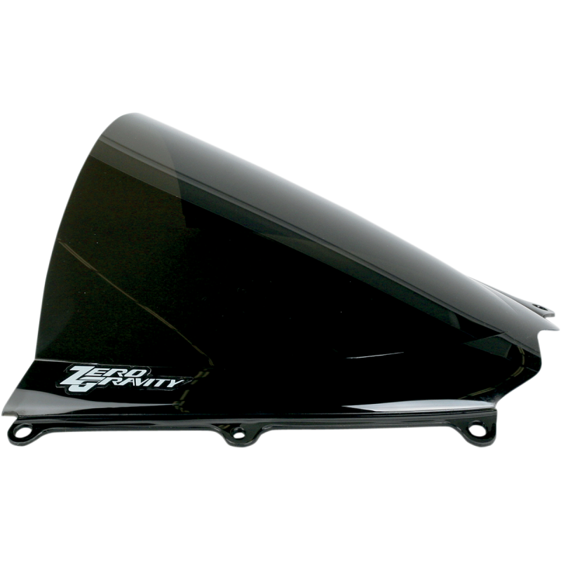 ZERO GRAVITY DOUBLE BUBBLE WINDSCREEN - DARK SMOKE - GSXR1 07-08 16-111-19