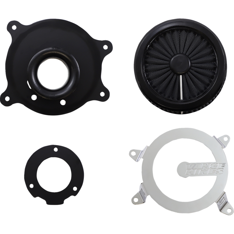 VANCE & HINES 08-16 FL AIRCLEANER V02 CAGE F CHR 70355