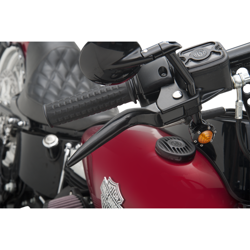 DRAG SPECIALTIES 96-17 B/T BLK CUSTOM LEVER SET 0610-0211
