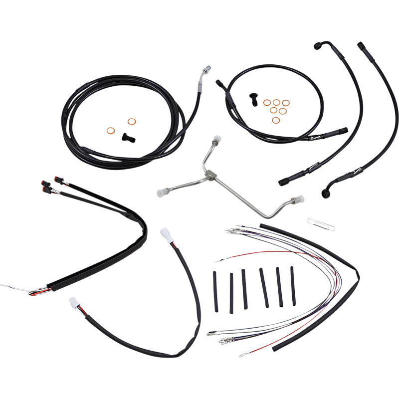 BURLY BRAND CONTROL KIT - 16" APE HANGER HANDLEBARS B30-1174