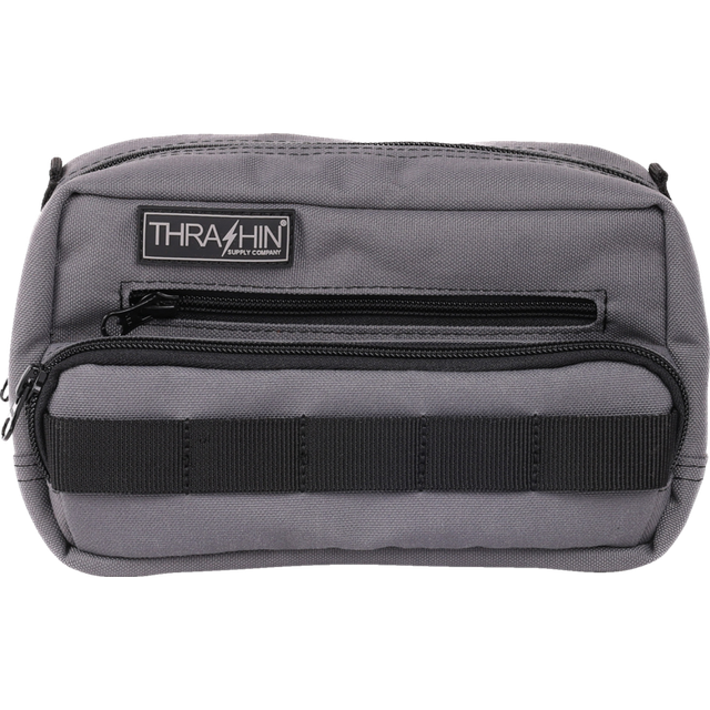 THRASHIN SUPPLY CO. BAG HANDLEBAR TSC PLUS GRAY THB-0018
