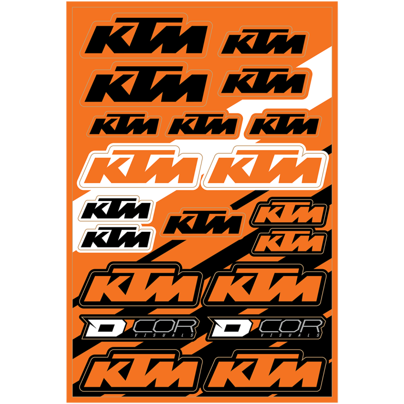 D'COR VISUALS DECAL SHEET KTM COR2 40-30-101