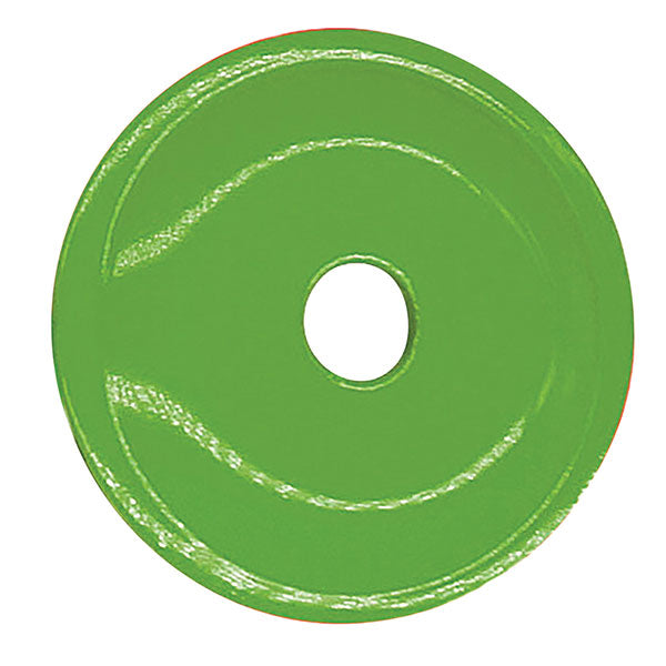 WOODY'S ROUND GRAND DIGGER BACKER PLATES 5/16" GREEN 48/PKG ARG-3780-48