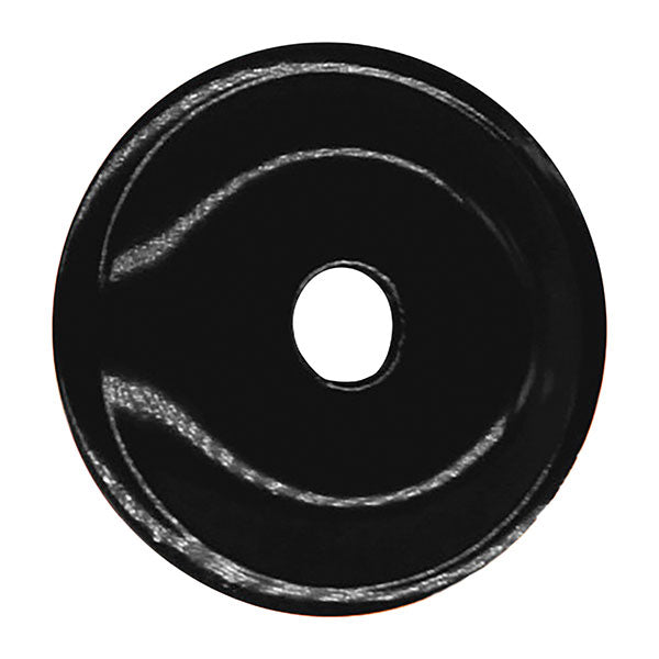WOODY'S ROUND GRAND DIGGER BACKER PLATES 5/16" BLACK 48/PKG ARG-3810-48