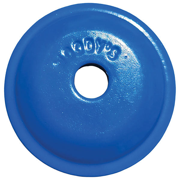 WOODY'S ROUND GRAND DIGGER BACKER PLATES 5/16" ELECTRIC BLUE 48/PKG ARG-3825-48