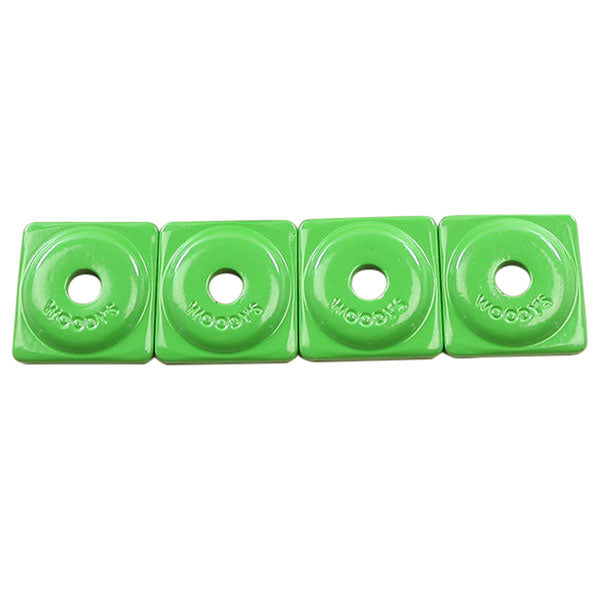 WOODY'S SQUARE DIGGER SUPPORT PLATE 5/16" GREEN 48/PKG ASW2-3780-48