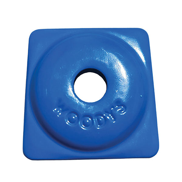 WOODY'S SQUARE DIGGER SUPPORT PLATE 5/16" ELECTRIC BLUE 48/PKG ASW2-3825-48