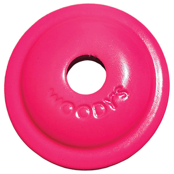 WOODY'S SUPPORT PLATE ROUND DIGGER 5/16" HOT PINK 48/PKG AWA-3820