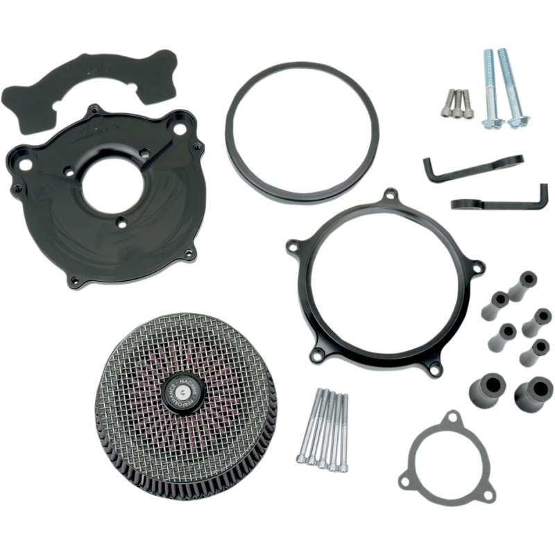 PERFORMANCE MACHINE AIRCLEANER SPR GAS TBW BK 0206-2150-B