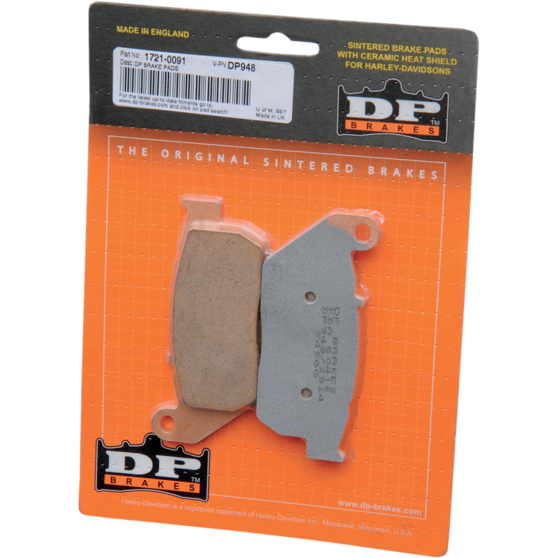 DP BRAKES DP948 STANDARD COMPOUND BRAKE PAD SET DP948