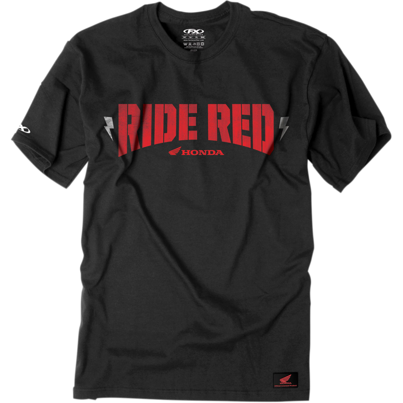 FACTORY EFFEX-APPAREL TEE RIDE RED BOLT BLK XL 16-88324