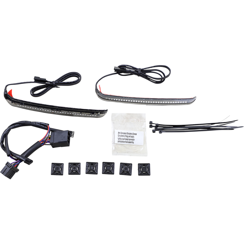 CIRO LLC LIGHT BAG BLADES RED 97-13 FLHT PR 40038
