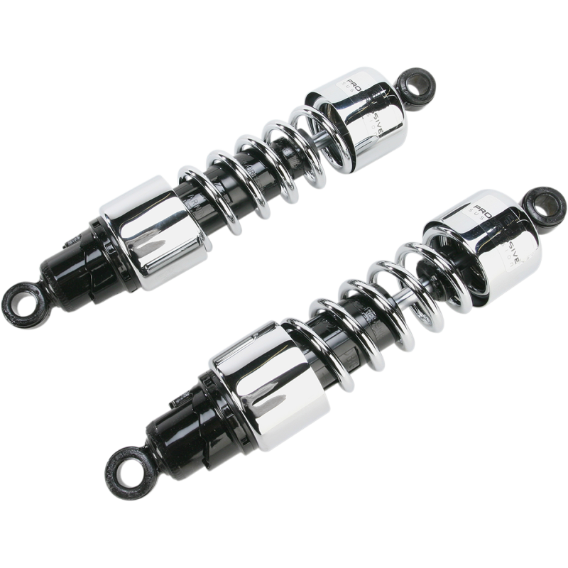 PROGRESSIVE SUSPENSION SHOCKS - 412 CRUISER SERIES - CHROME - 13" - STANDARD 412-4248C