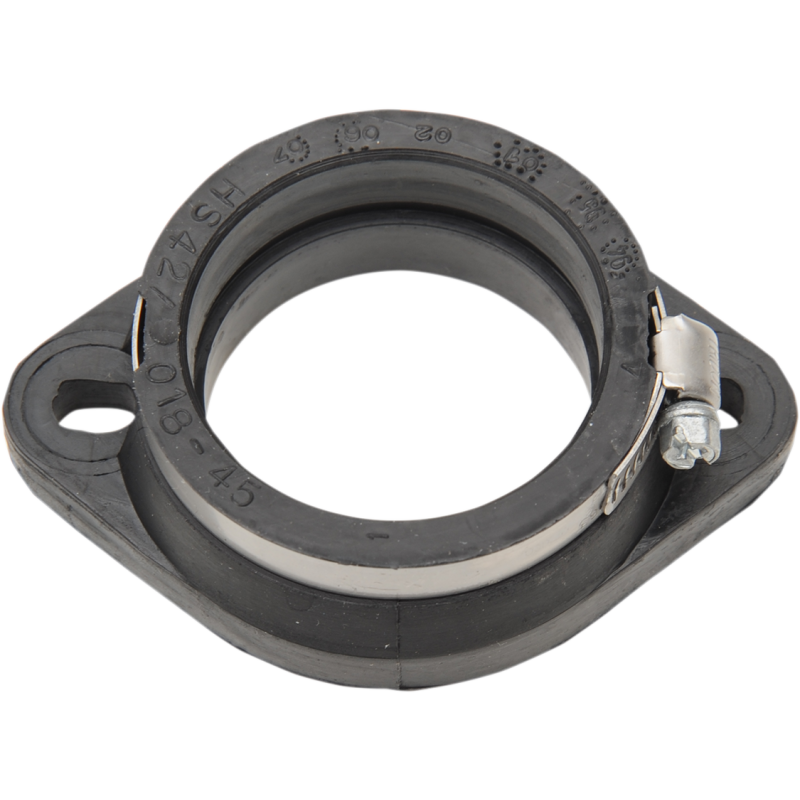 MIKUNI 45MM MANI RUBB FLANGE W/ CLAMP EA HS42018-45K