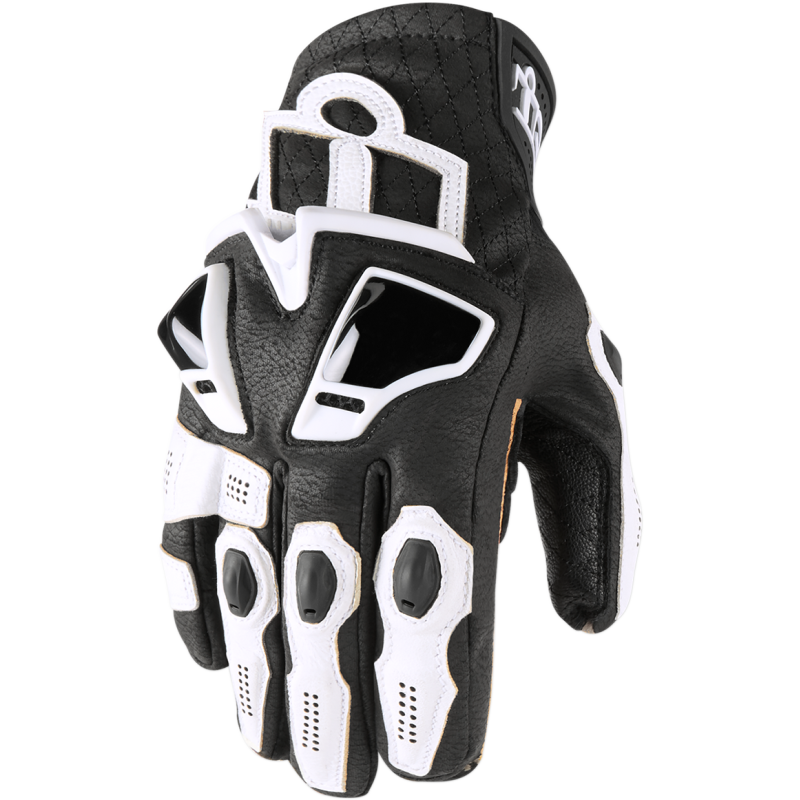 ICON HYPERSPORT SHORT GLOVE WHT 2XL 3301-3555